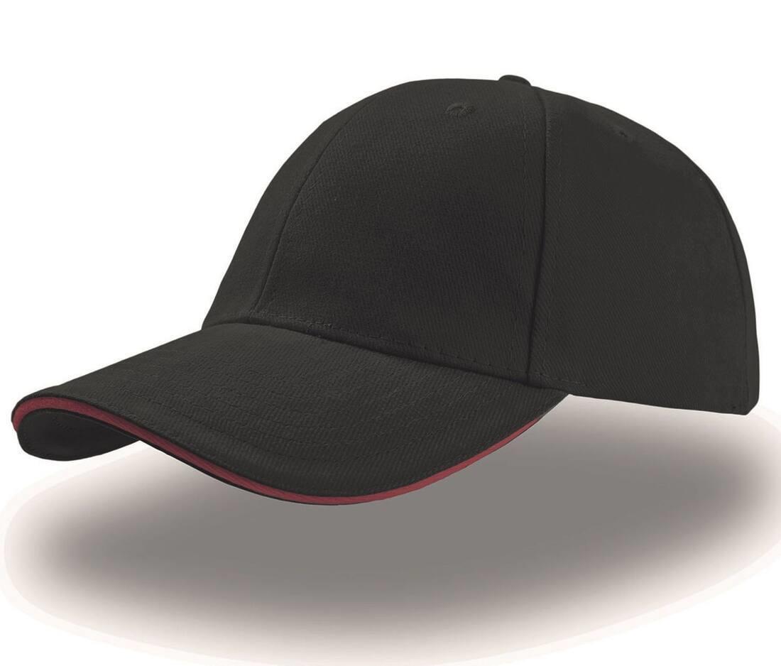 Pet zwart / rood  voor volwassen unisex meerdere kleuren pet