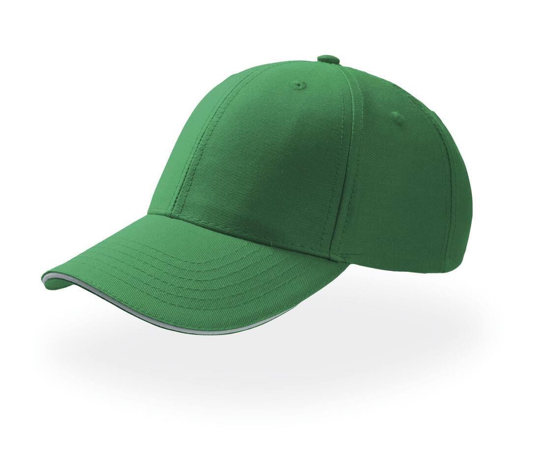 Sport cap sport petje 100 procent katoen green/white