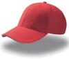 Sport cap sport petje 100 procent katoen red/white