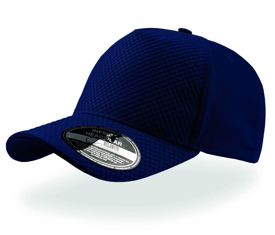 Trendy gear cap donkerblauw voor volwassen motorsport