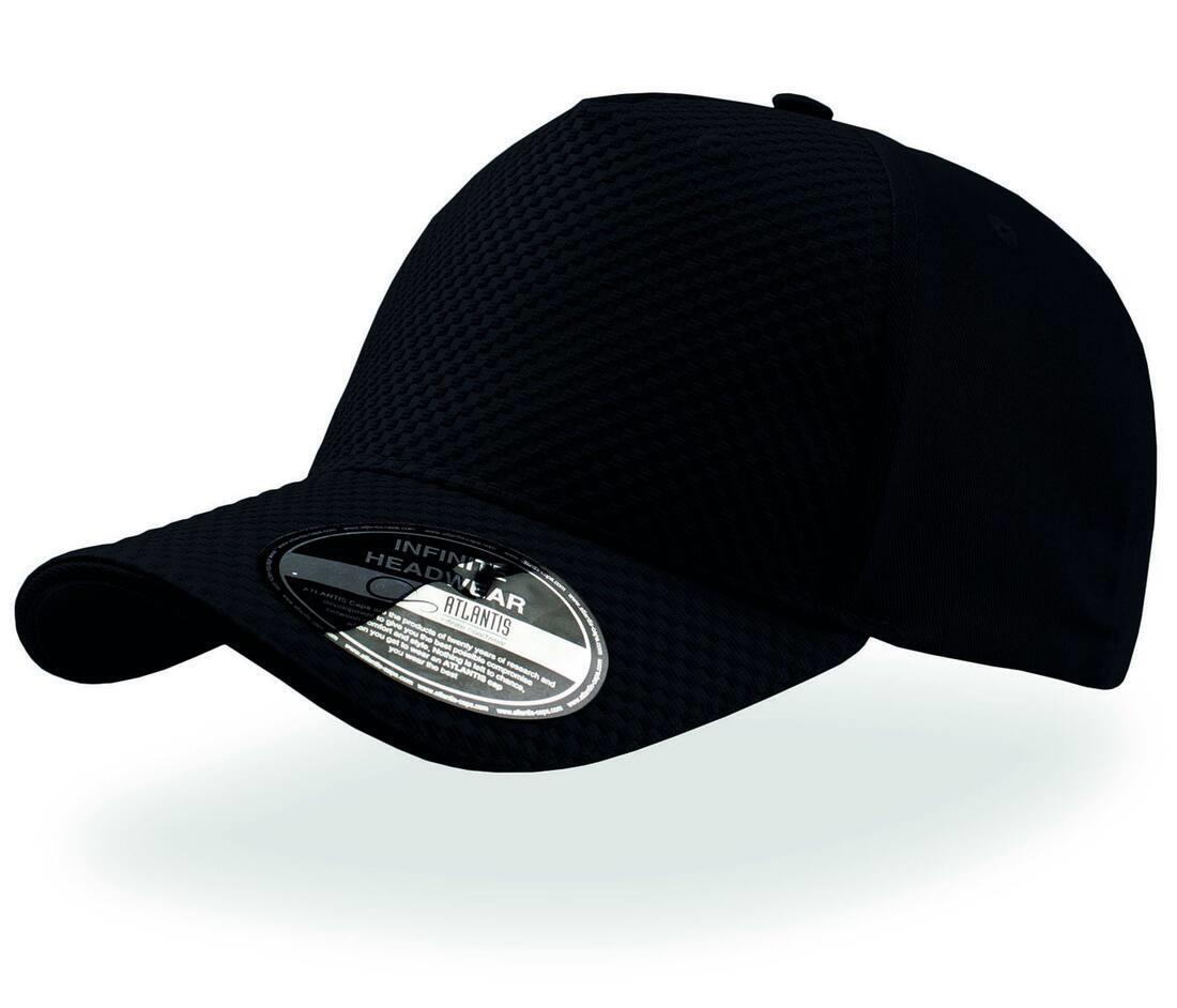 Trendy gear cap zwart voor volwassen motorsport