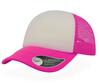 Trucker cap fluoriserend roze met wit volwassen pet