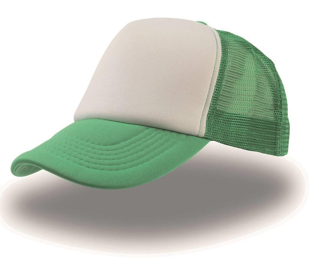 Trucker cap green/white volwassen pet