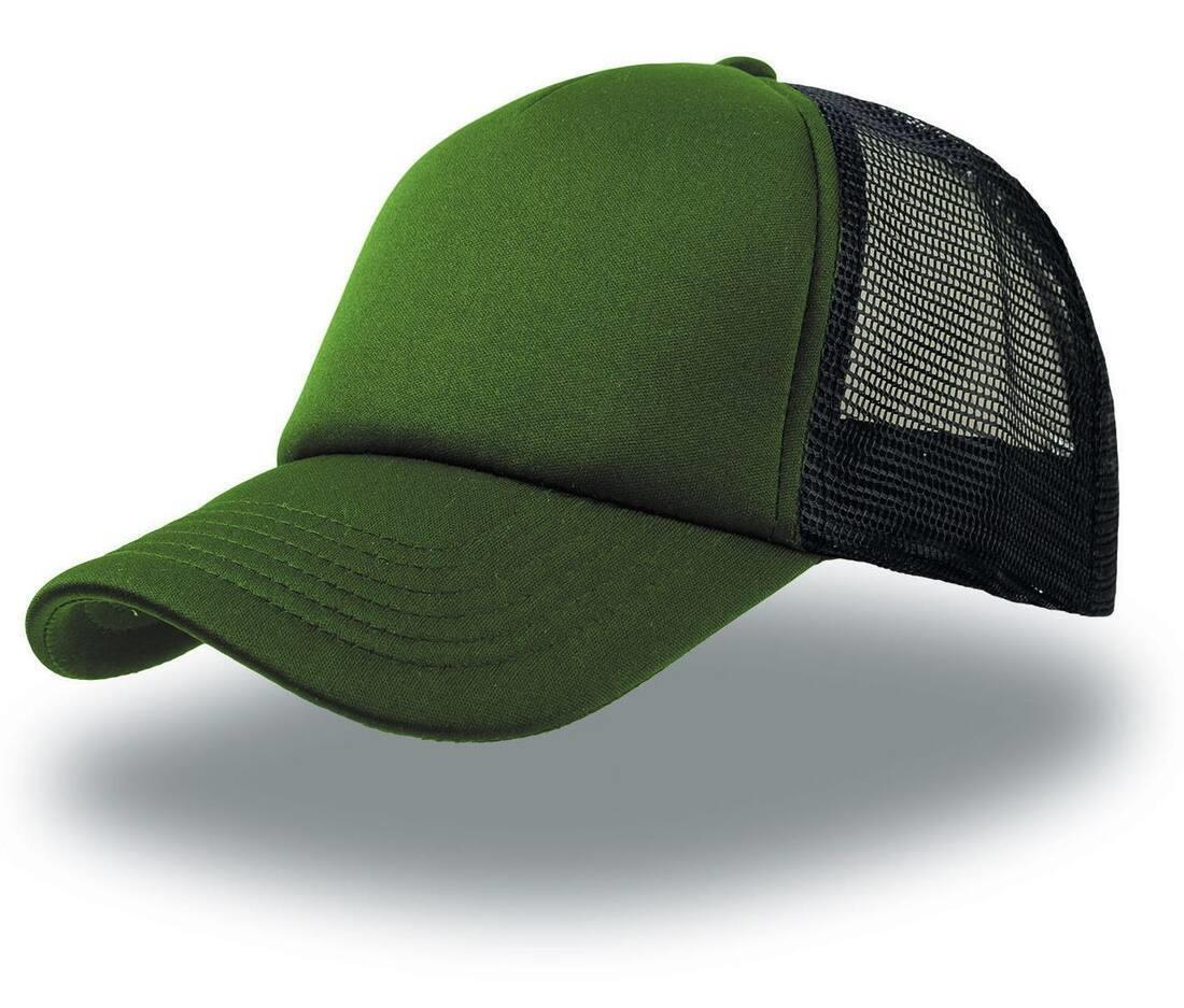 Trucker cap olive/black volwassen pet