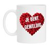 Valentijn koffie mok je bent geweldig! Lief kado