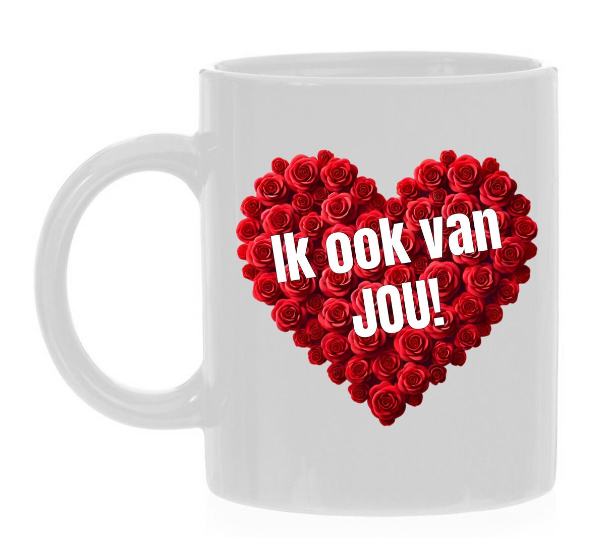 Valentijn mok ik ook van jou houden lief hebben