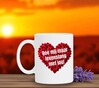foto 2 Valentijns koffie of thee mok met de lieve tekst doe mij maar levenslang met jou!