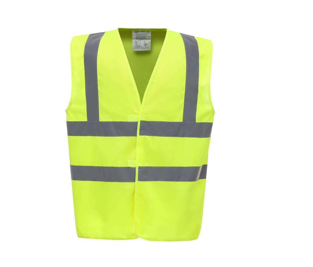 Veiligheidshesje hi vis yellow voor optimale Zichtbaarheid en Veiligheid