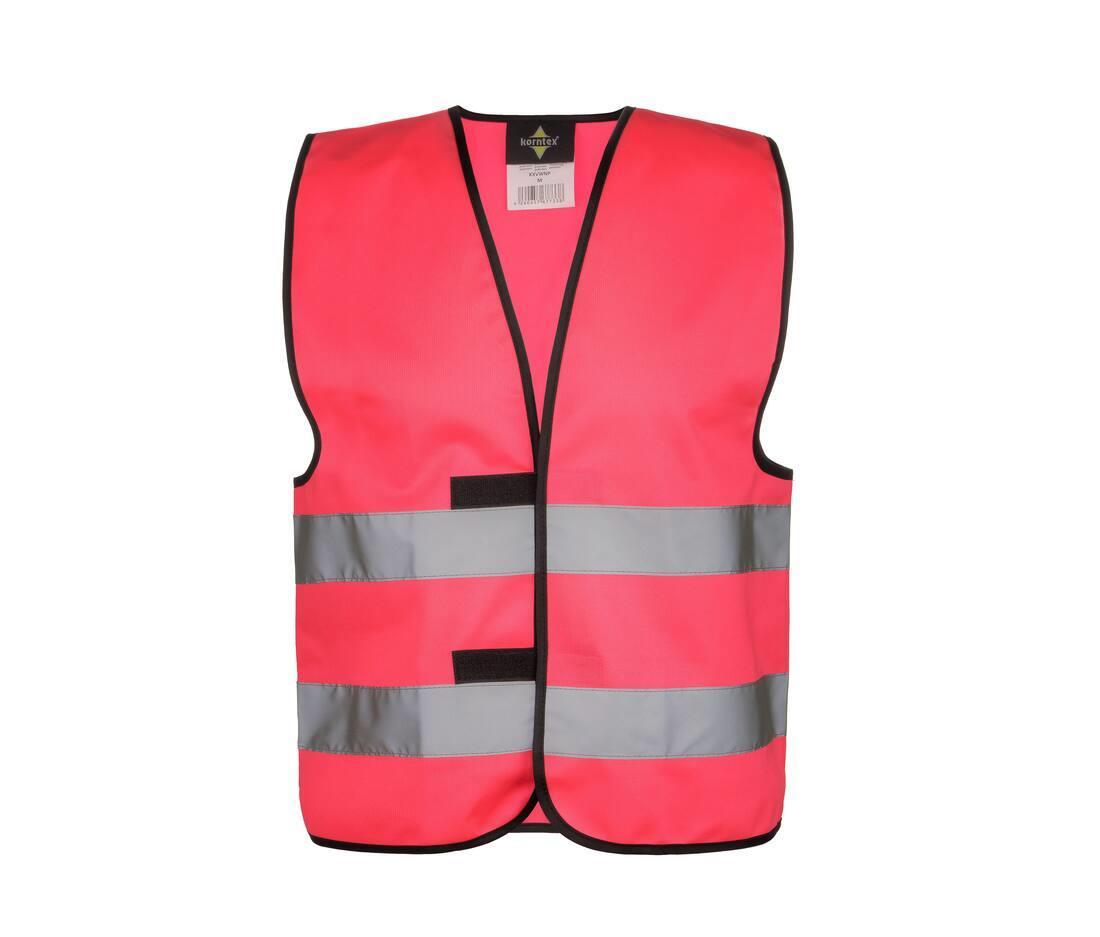 Veiligheidshesje neon pink - Ultieme Veiligheid en Functionaliteit - Ideaal voor Evenementen en Werkomgevingen! Personaliseren
