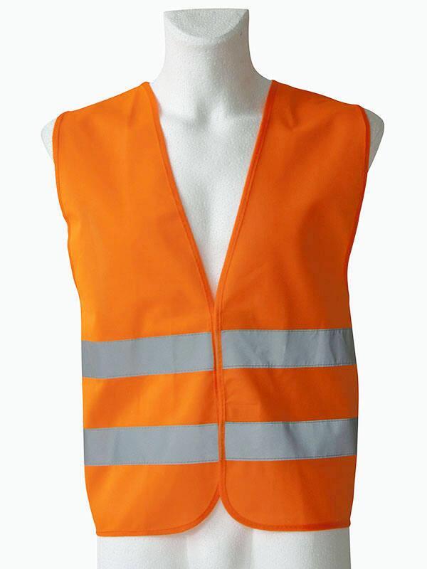 Veiligheidsvest oranje Aanpasbaar voor Werk en Feest Carnaval Evenementen Personaliseren