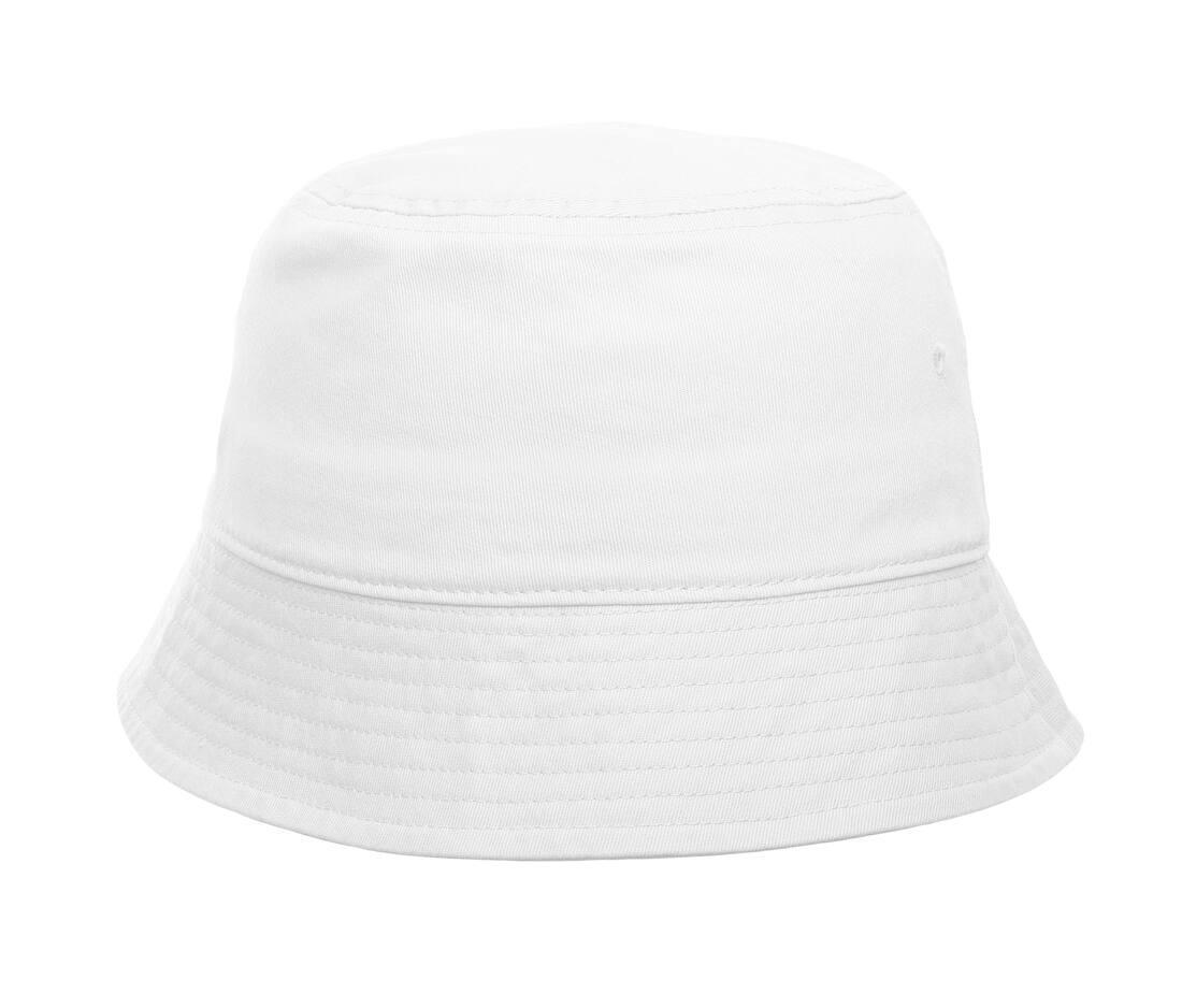 wit bucket-hat volwassen hoed