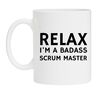 foto 1 Witte koffie mok voor jouw scrum master!