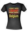 foto 2 Belgisch T-shirt I don't need therapy, I just need to go to Belgium