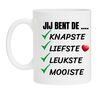 Mok jij bent de knapste liefste leukste mooiste