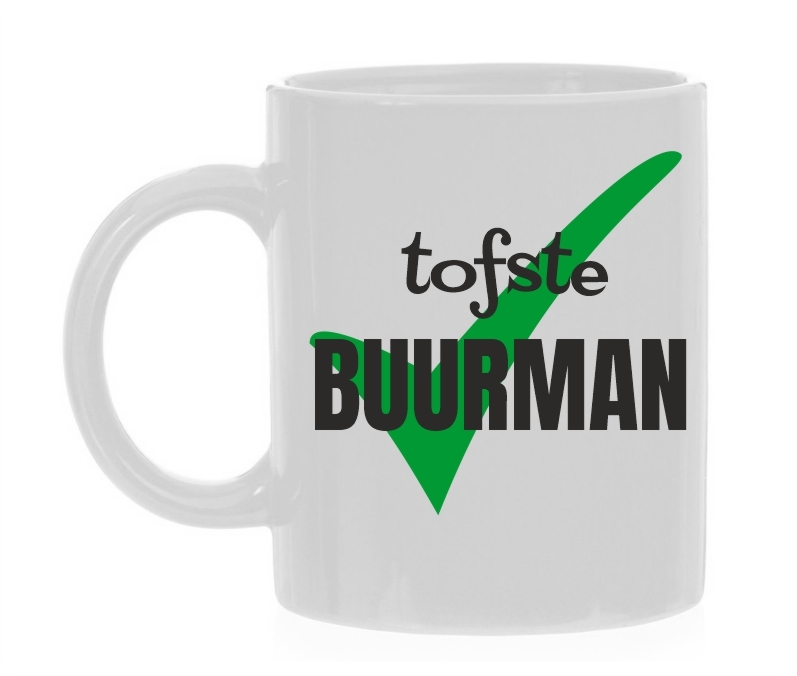 Mok voor de tofste buurman