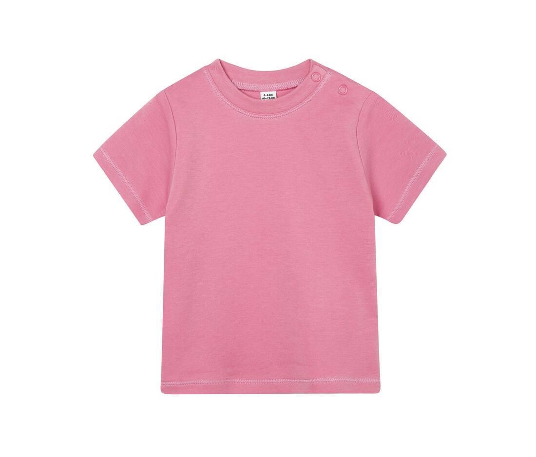 T-shirt voor baby dusty rose personaliseren bedrukbaar duurzaam