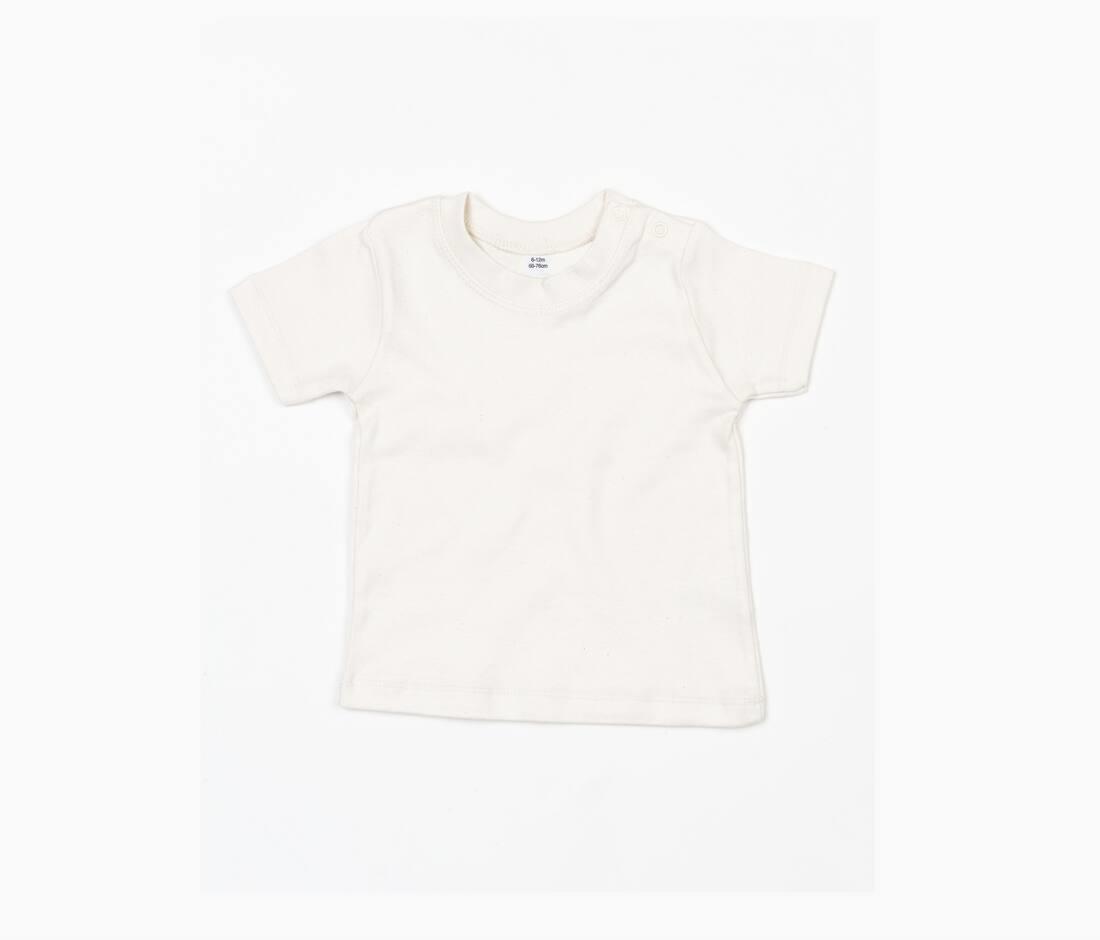 T-shirt voor baby organic natural personaliseren bedrukbaar duurzaam