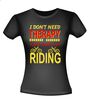 foto 2 Tof mountainbike T-shirtje I don't need therapy, I just need to go riding mtb 