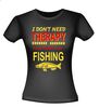 foto 2 Vis T-shirtje I don't need therapy, I just need to go fishing Leuke vis shirtjes