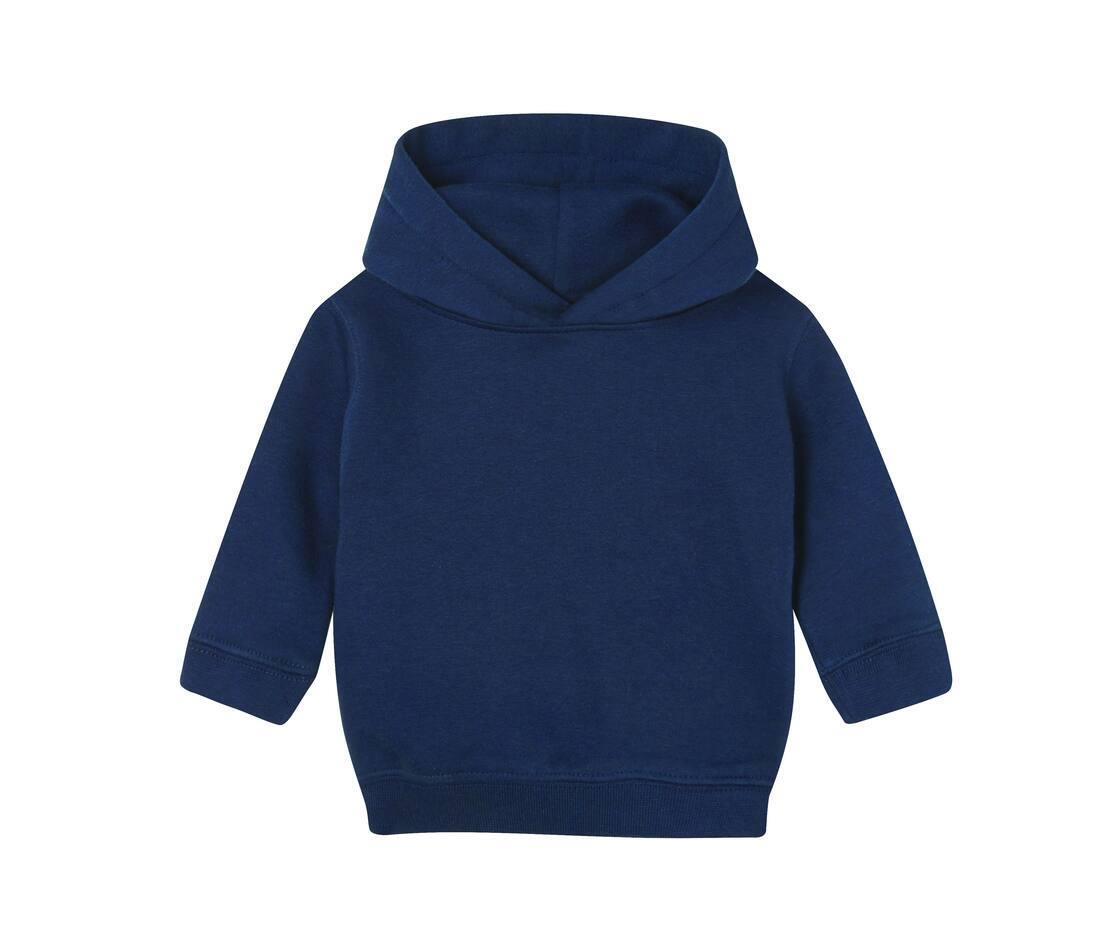 baby hoodie donkerblauw personaliseren bedrukken