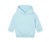 baby hoodie dusty blauw personaliseren bedrukken