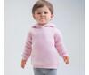 foto 2 baby hoodie soft pink personaliseren bedrukken 