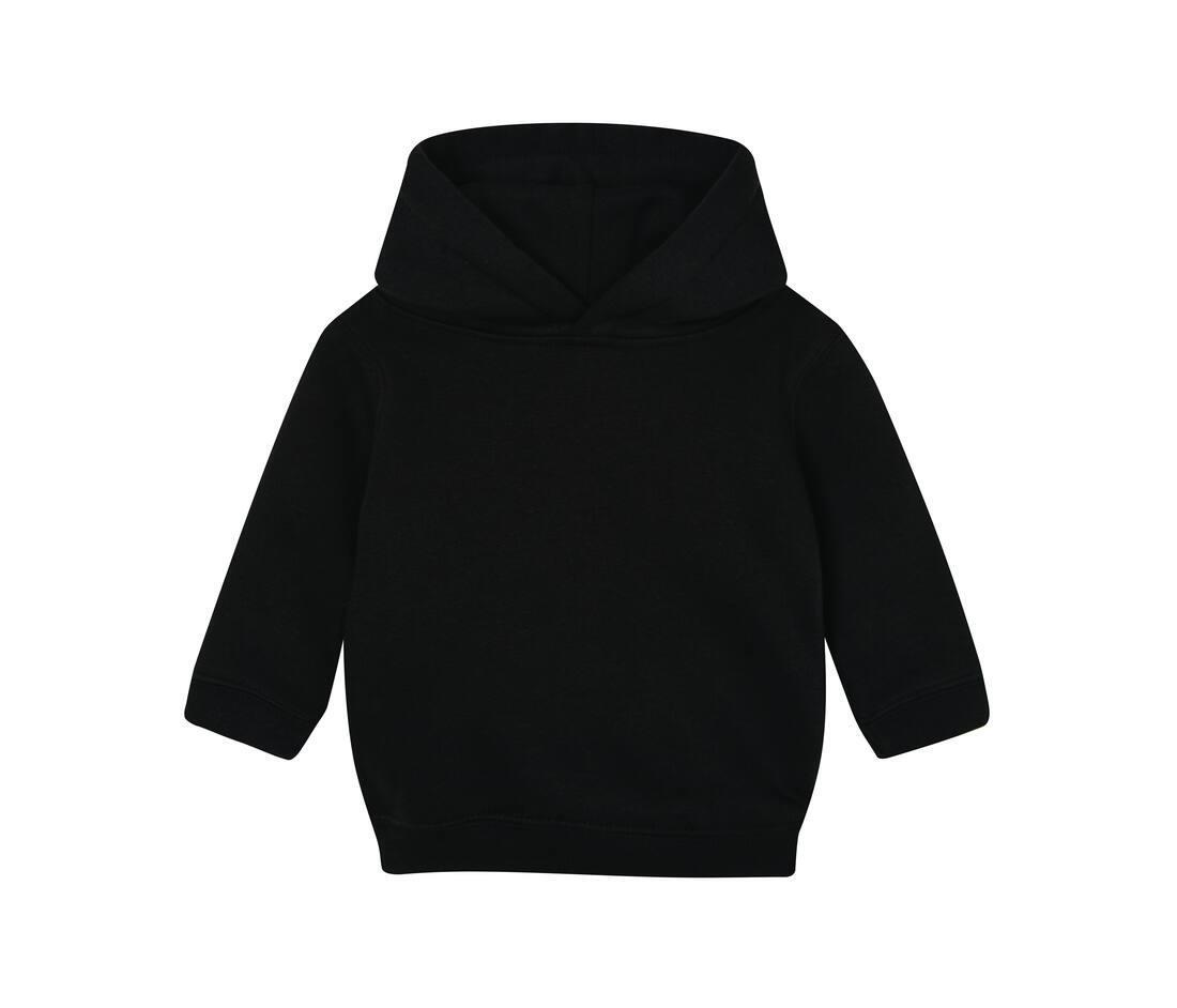 baby hoodie zwart personaliseren bedrukken