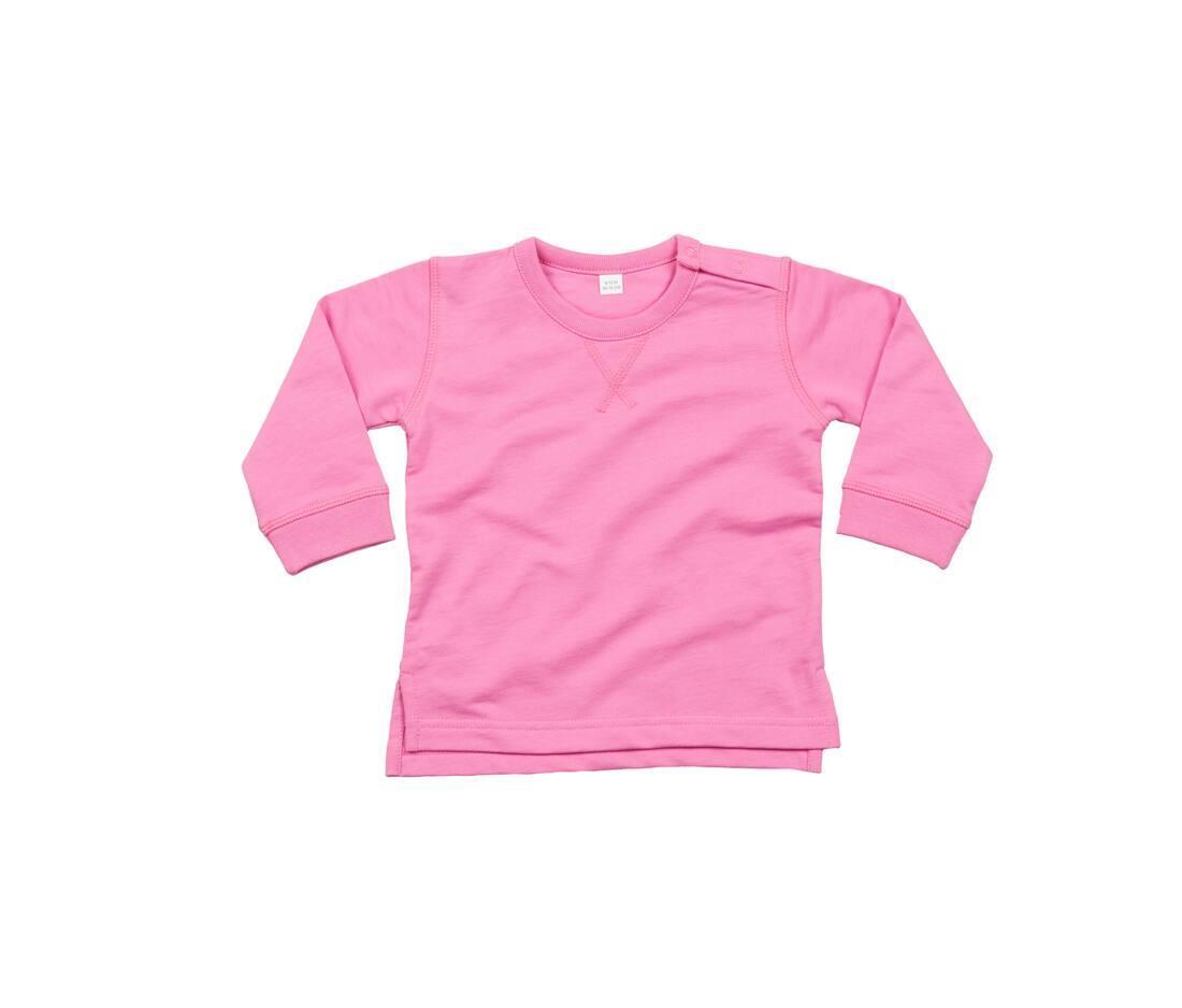 baby sweater bubble gum pink te personaliseren