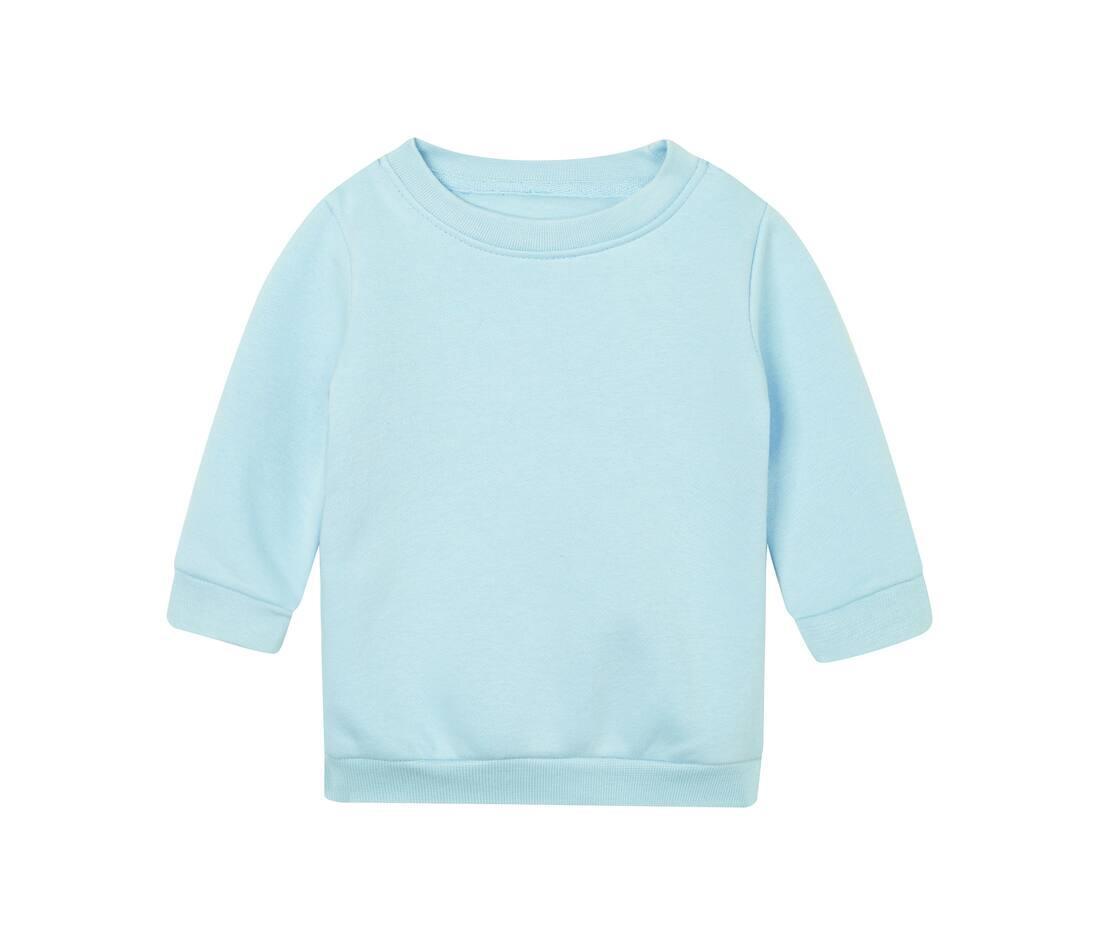 baby sweatshirt dusty blue