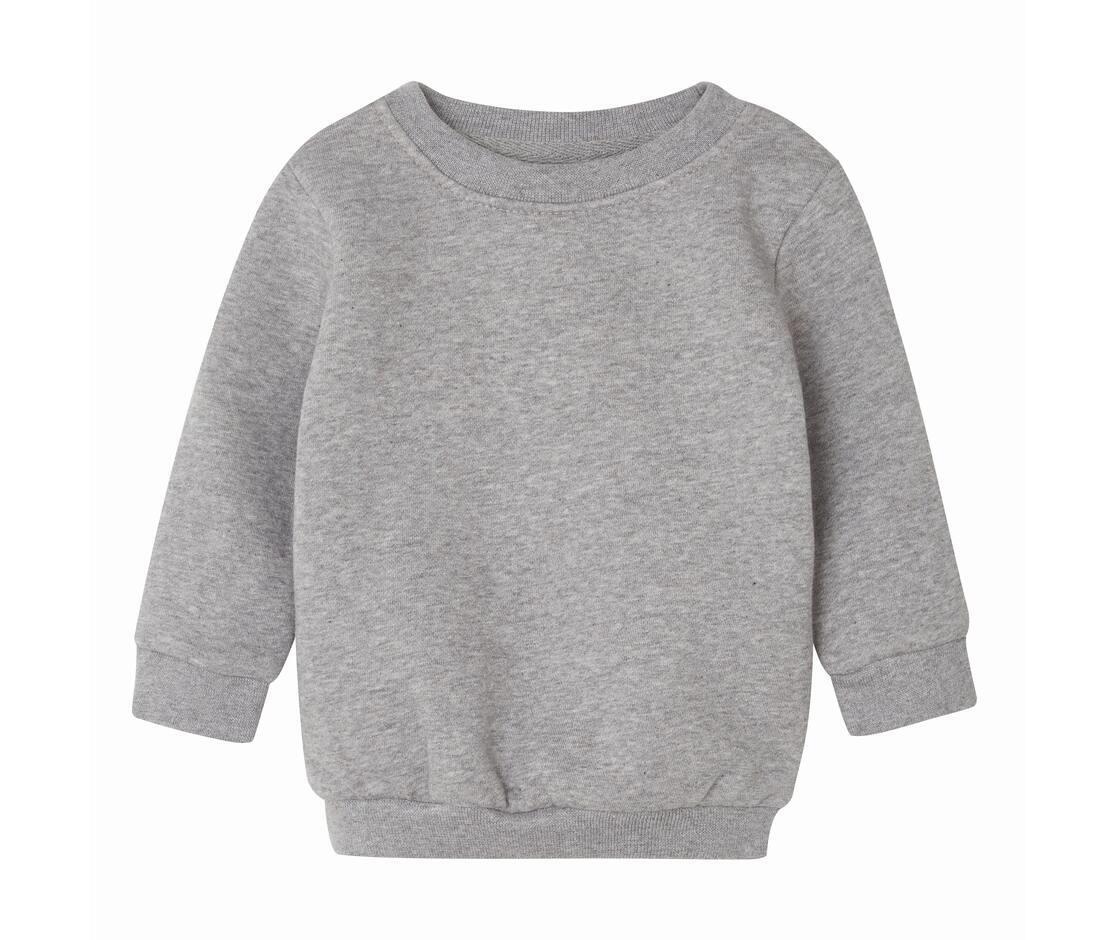 baby sweatshirt heather grey melange
