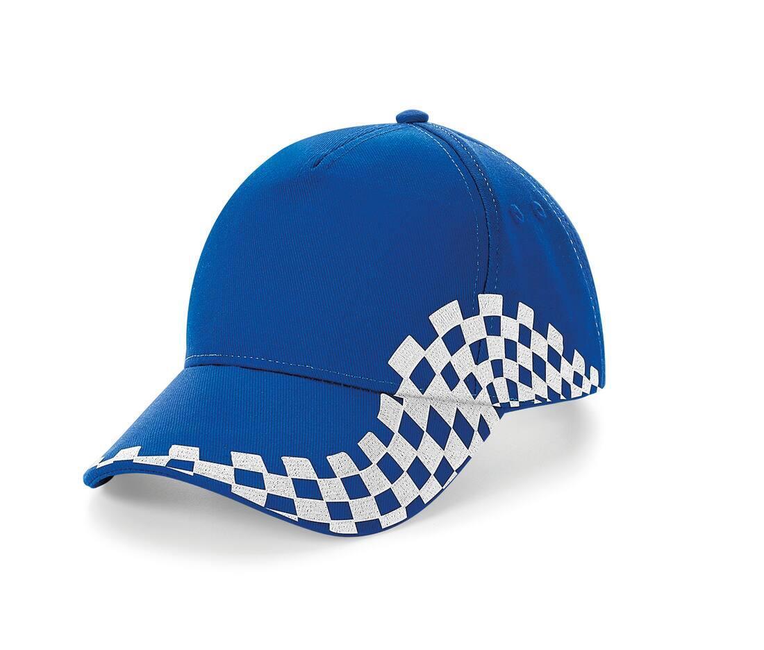 Cap Grand prix royal blauw pet voor auto race liefhebbers autoracesport