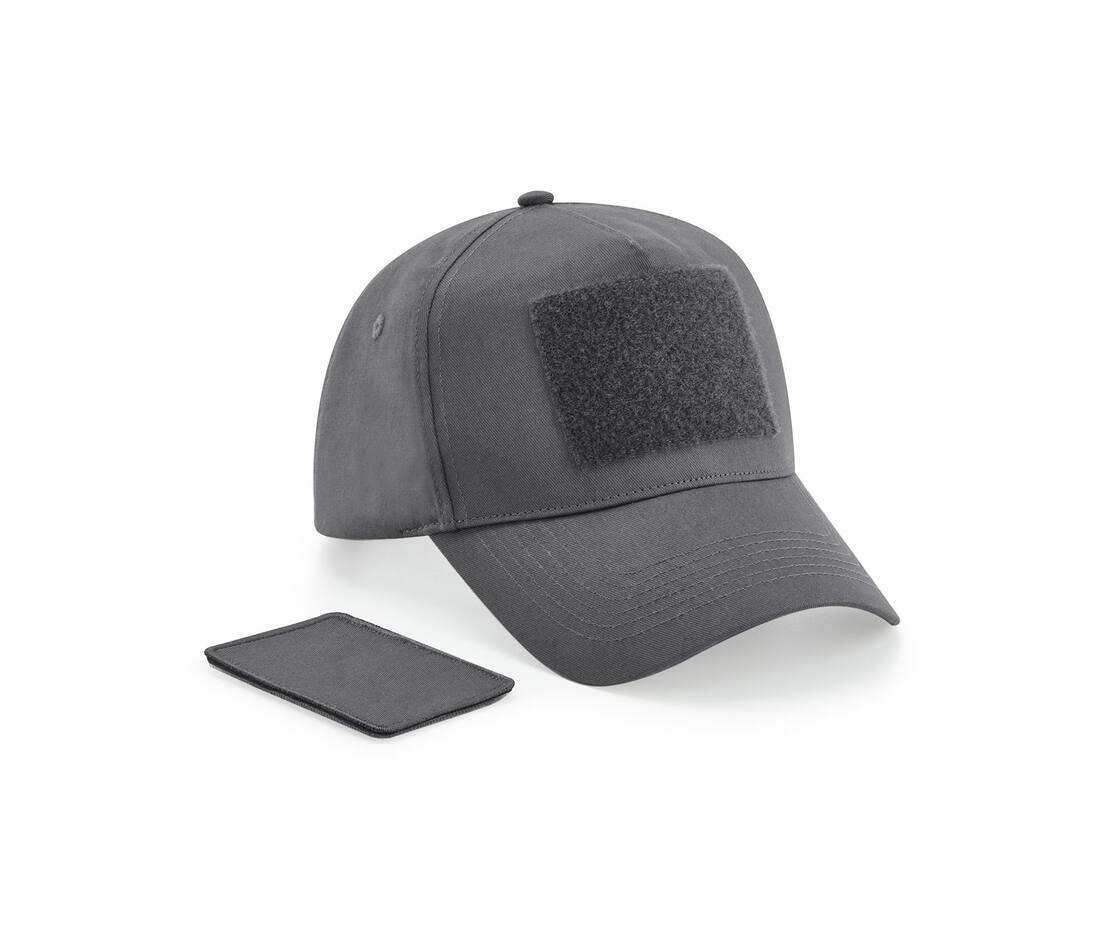 Cap met Removable Patch graphite grey volwassen