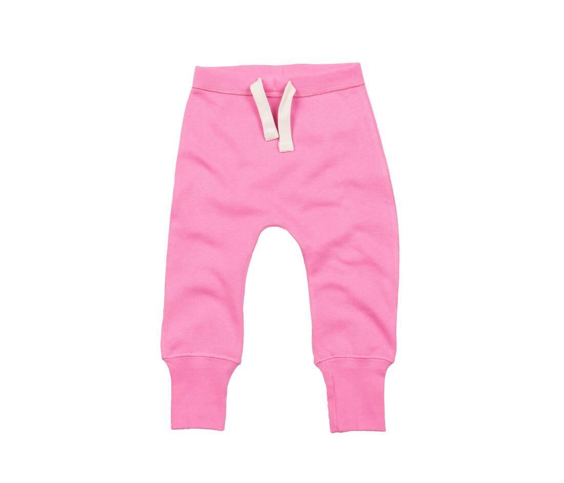 joggingbroek bubble gum pink voor baby Babybroekjes