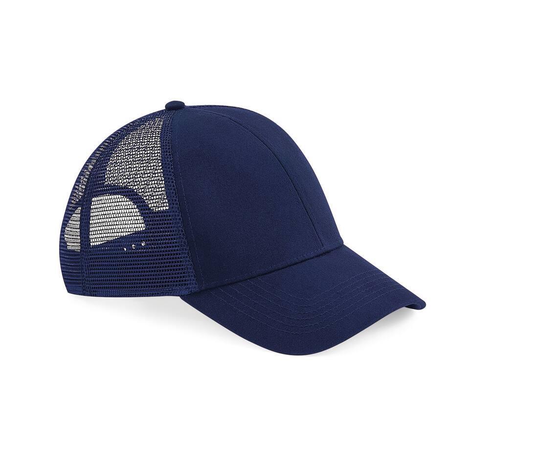 Katoenen Trucker pet donkerblauw