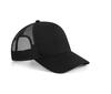 Microknit trucker cap zwart volwassen