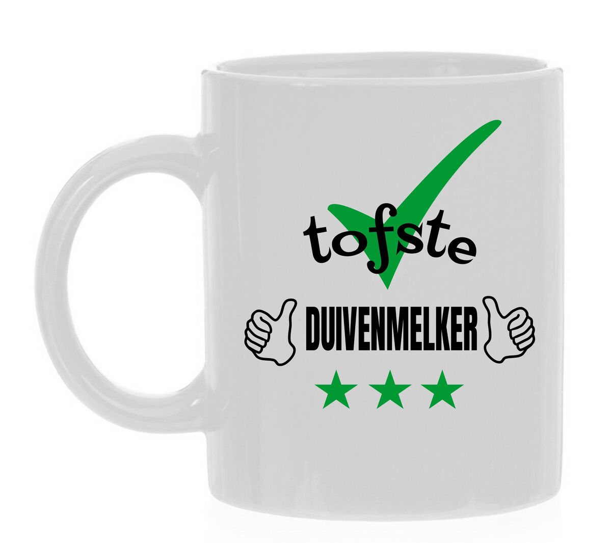 Mok voor de tofste duivenmelker