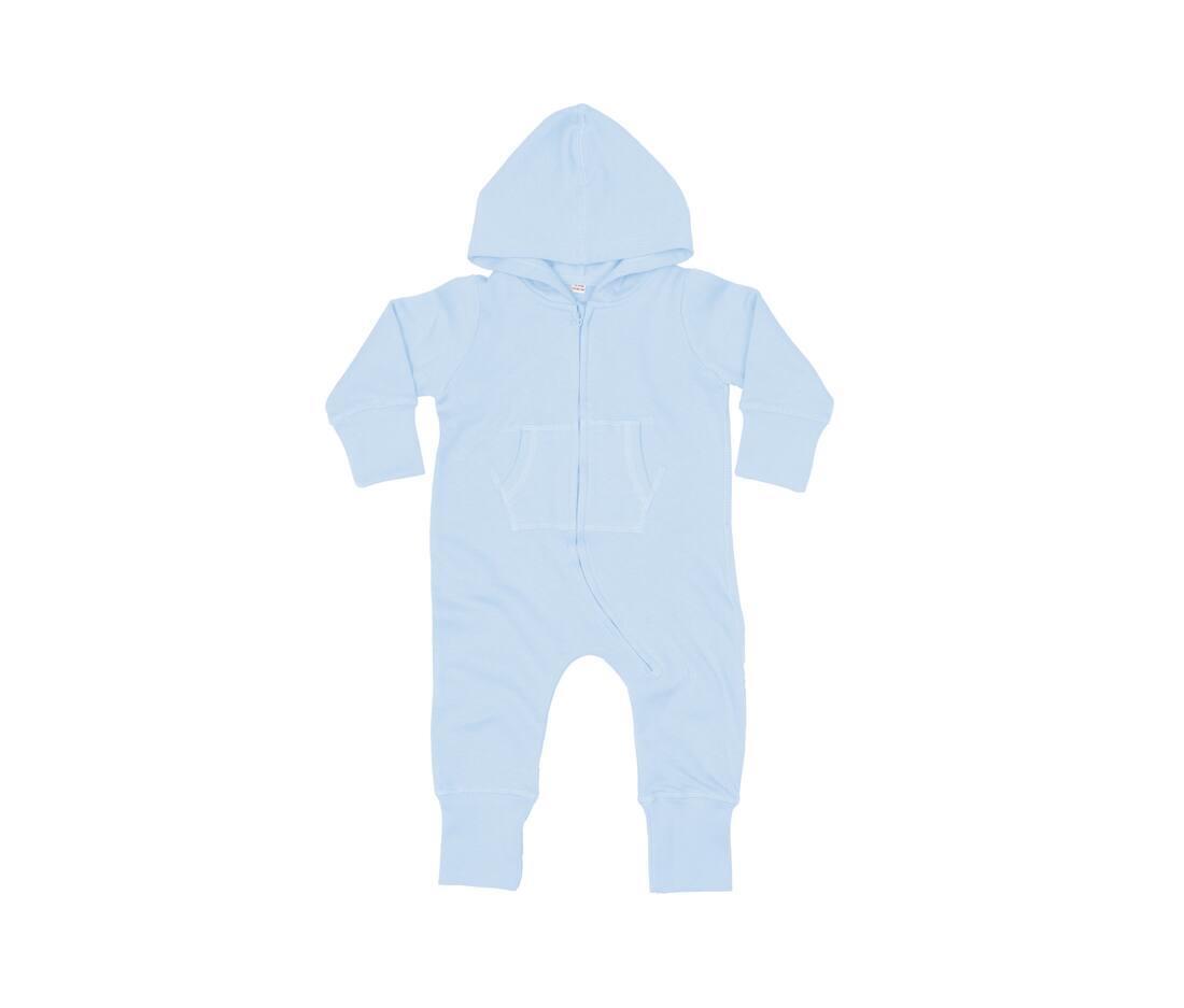 Onesie dusty blue voor baby's dusty blue personaliseren bedrukken