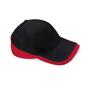 Pet black/classic red volwassen hedendaagse look TEAMWEAR