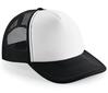 Pet black/white volwassen vintage trucker pet retro