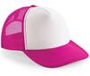 Pet fuchsia/white volwassen vintage trucker pet retro