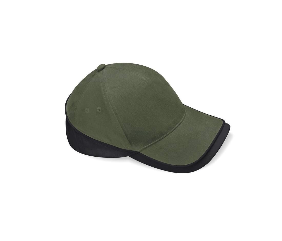 Pet olive green / black volwassen hedendaagse look TEAMWEAR