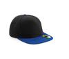 Retro snapback pet black/bright royal volwassen