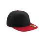 Retro snapback pet black/classic red volwassen