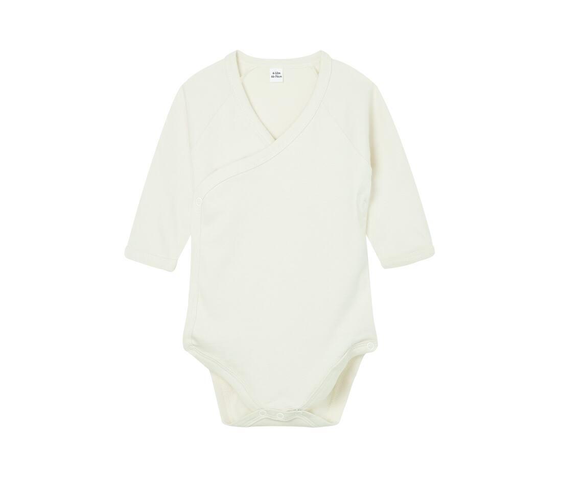 Romper - Bodysuit organic natural lange mouw duurzaam