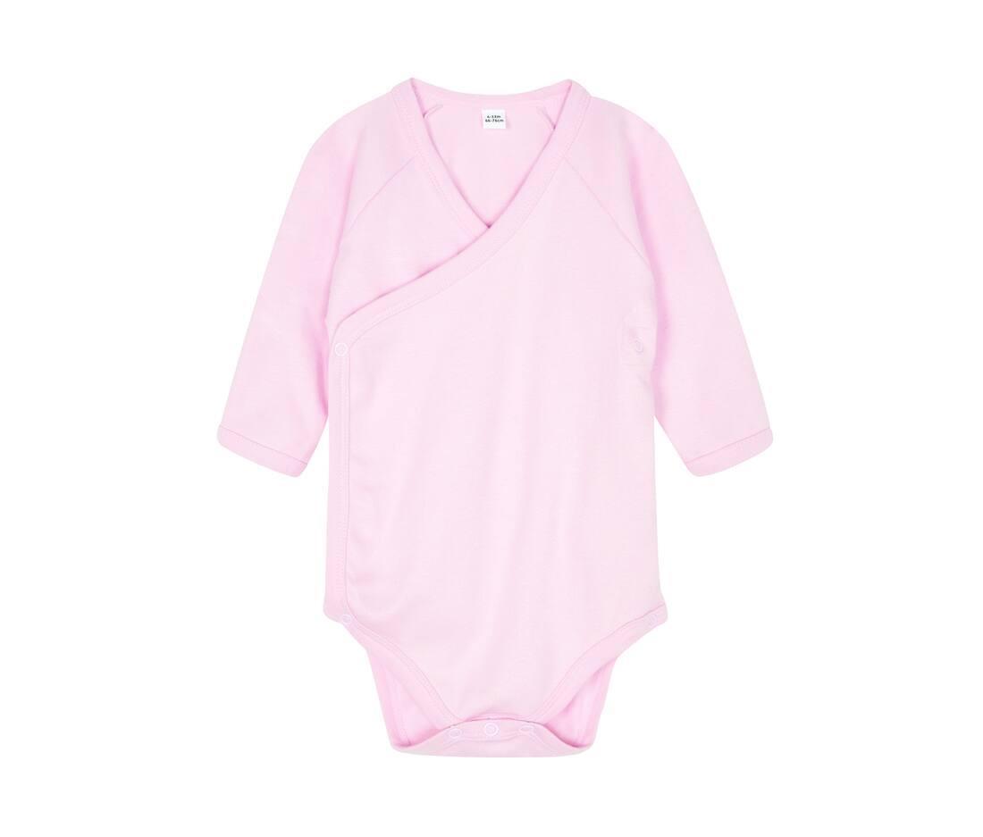 Romper - Bodysuit powder pink lange mouw duurzaam