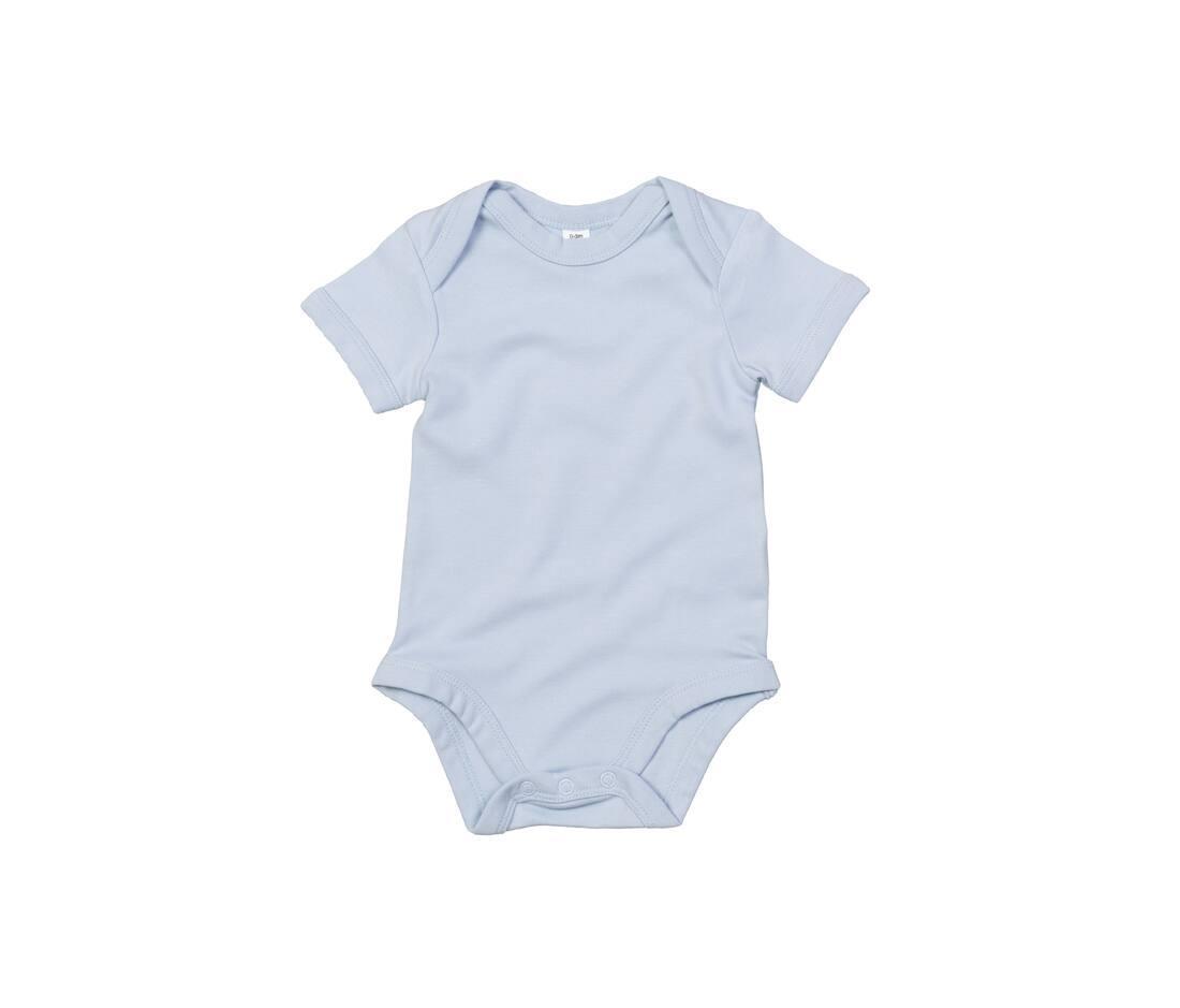 Romper dusty blue personaliseer Romper bedrukken duurzaam