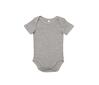 Romper grijs melange personaliseer Romper bedrukken