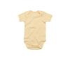 Romper soft yellow personaliseer Romper bedrukken duurzaam