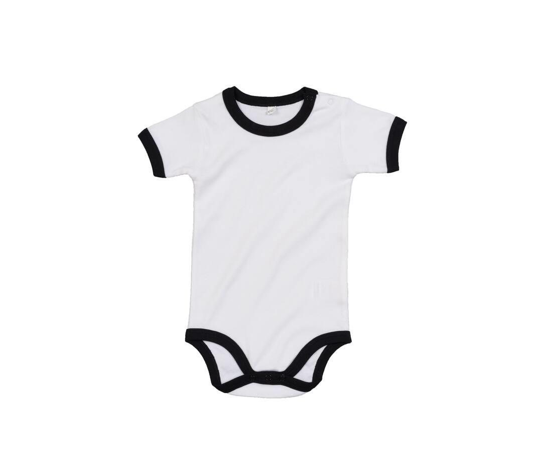 Romper white / black duurzaam bedrukbaar te personaliseren