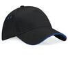 Sandwich cap pet black/royal volwassen